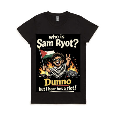 Who is Sam Ryot? (women's shirt) Thumbnail
